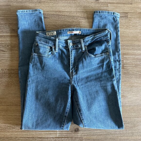 Levi's 721 High Rise Skinny Light Blue Womens Size 26 Premium - Picture 3 of 11